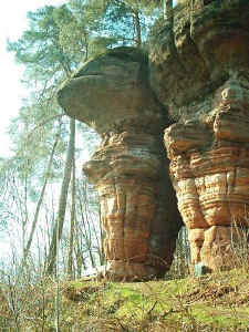 Bruderfels am Rodalber Felsenweg