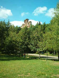 Drachenfels von der Drachenfelsh�tte