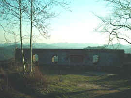 Abend auf der Burgruine Lindelbrunn