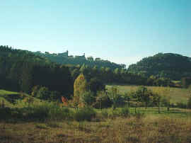 Burgruine Altdahn von Nordosten