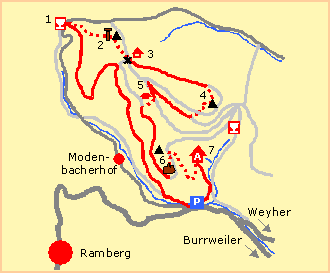 Skizze Gro�e Rundwanderung 32