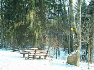 Rastplatz an der Ruine Storrbacherhof
