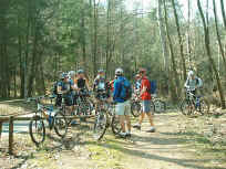 Mountainbiker unterwegs