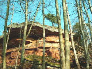 Rotenstein beim Aufstieg