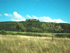 Burgruine Fleckenstein von Norden