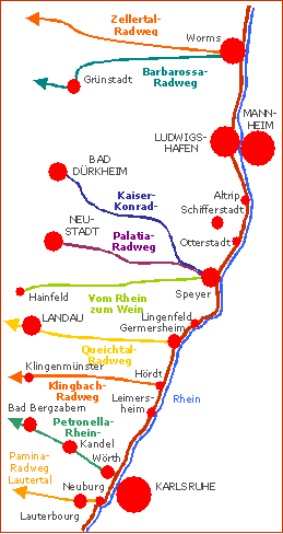 Rhein-Radweg / Veloroute Rhein